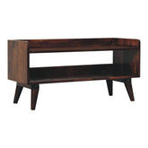 California Walnut Nordic Storage Bench
